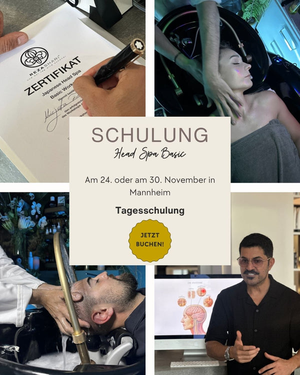 Head Spa Schulung by REZA SHARI - Basic